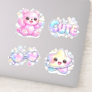 Pastel Gummy Beer & Y2K Kawaii Sticker