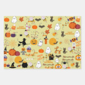 Pastel Halloween Assorted Wrapping Paper (Voorkant 2)