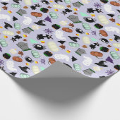 Pastel Halloween Cadeaupapier (Hoek)