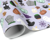 Pastel Halloween Cadeaupapier (Rol Hoek)