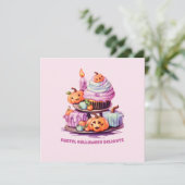 Pastel Halloween Delights - betoverende pasteltaar (Staand voorkant)