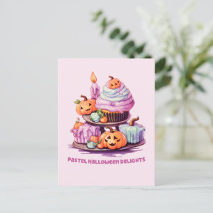 Pastel Halloween Delights Briefkaart