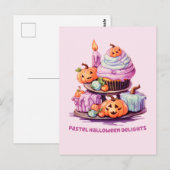 Pastel Halloween Delights Briefkaart (Voorkant / Achterkant)