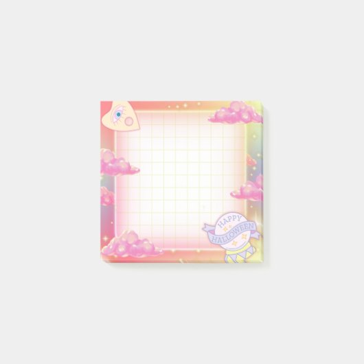 Pastel Halloween Divination Post-it® Notes (Voorkant)