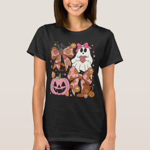Pastel Halloween Geest en Strikken T-shirt