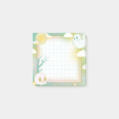 Pastel Halloween Ghost Post-it® Notes (Voorkant)
