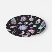 Pastel Halloween Papier Borden Papieren Bordje (Gekanteld)