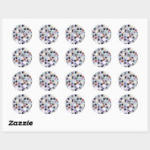 Pastel Halloween Ronde Sticker (Vel)