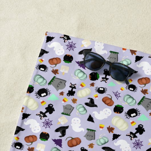 Pastel Halloween Strandlaken (In situ)