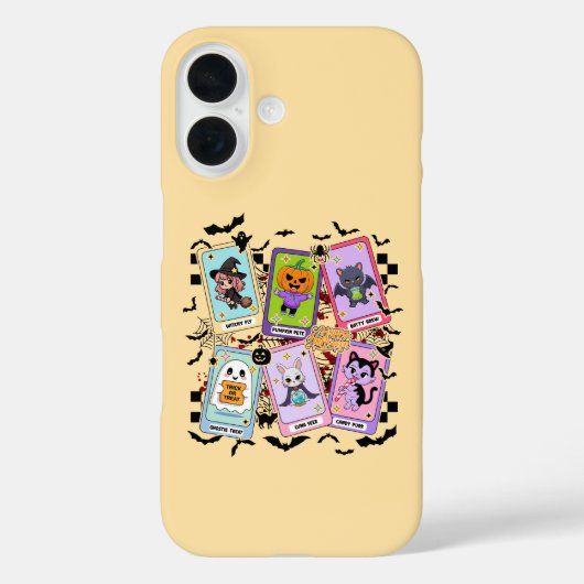 Pastel Halloween Tarot Kaarten Kawaii Ghost Style Case-Mate iPhone Case (Achterkant)
