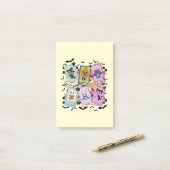 Pastel Halloween Tarot Kaarten Kawaii Ghost Style Post-it® Notes (Op bureau)