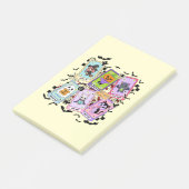 Pastel Halloween Tarot Kaarten Kawaii Ghost Style Post-it® Notes (Schuin)