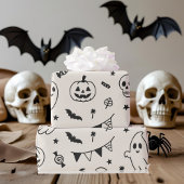 Pastel Halloween Verjaardag Cadeaupapier