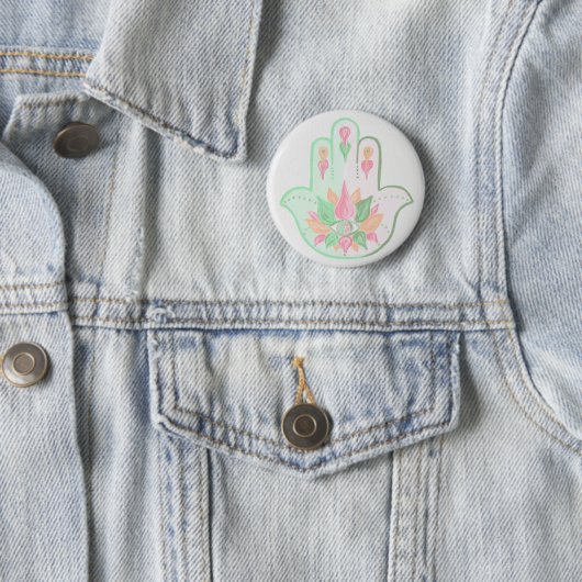 Pastel Hamsa Button (In situ)