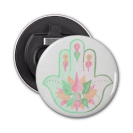 Pastel Hamsa flesopener Button Flesopener