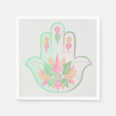 Pastel Hamsa servetten (Voorkant)