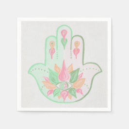 Pastel Hamsa servetten