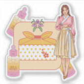 Pastel Hanbok & Vanilla Honey Serum Sticker (Voorkant)