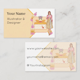 Pastel Hanbok & Vanilla Honey Serum Visitekaartje