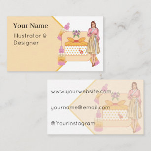 Pastel Hanbok & Vanilla Honey Serum Visitekaartje
