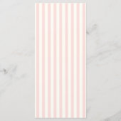 Pastel Handschrift Pinky Green Retro Bruiloft Menu (Achterkant)