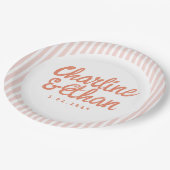 Pastel Handschrift Retro Weddenschap Borden Papieren Bordje (Gekanteld)