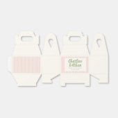 Pastel Handwriting Retro Weddenschap Bedankdoosjes (Uitgevouwen)