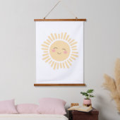 Pastel Happy Sun Nursery Decor Hangend Wandkleed (Slaapkamer)