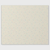 Pastel Happy Teeth Pattern Cadeaupapier (Vlak)