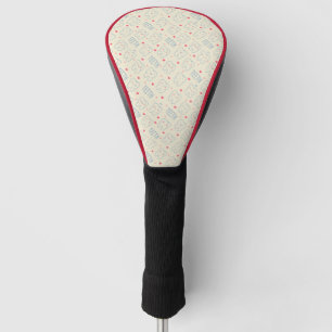 Pastel Happy Teeth Pattern Golfheadcover