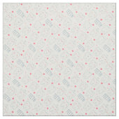 Pastel Happy Teeth Pattern Stof (Swatch)