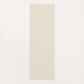 Pastel Happy Teeth Pattern Yogamat (Voorkant)