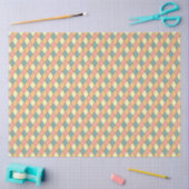 Pastel Harlekijn Diamant Geometrisch Tissuepapier (Craft)
