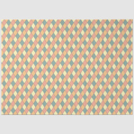 Pastel Harlekijn Diamant Geometrisch Tissuepapier