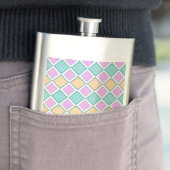 Pastel Harlekijn Prisma Diamant Patroon Flacon (Voorbeeld)
