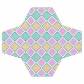 Pastel Harlekijn Prisma Diamant Patroon Voetbal (Enkel)