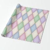 Pastel Harlequin Middeleeuws Sprookje (groot) Cadeaupapier (Uitgerold)