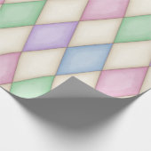 Pastel Harlequin Middeleeuws Sprookje (groot) Cadeaupapier (Hoek)