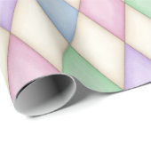 Pastel Harlequin Middeleeuws Sprookje (middelgrote Cadeaupapier (Rol Hoek)