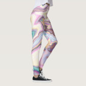 Pastel Harmony Marmerstroom Leggings (Rechts)