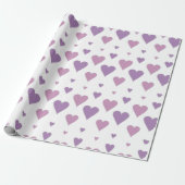 Pastel Hart Inpakpapier (Uitgerold)