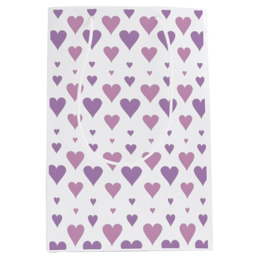 Pastel Hart Medium Cadeauzakje (Voorkant)