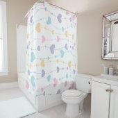 Pastel Hart Slinger Gordijn - Dromerige Boho (In situ)