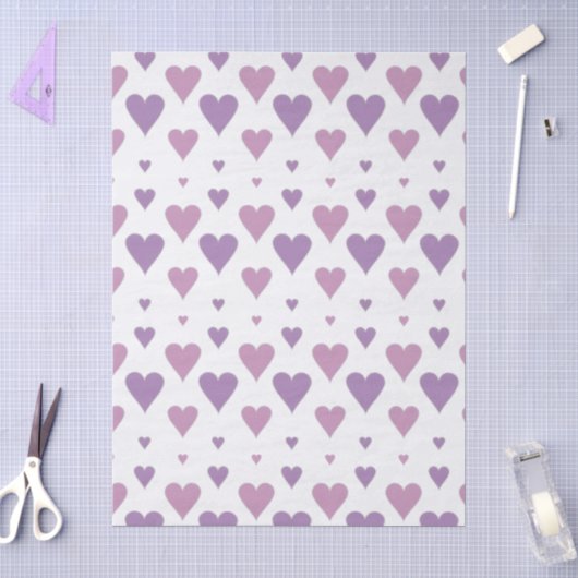Pastel Hart Tissuepapier (Craft)