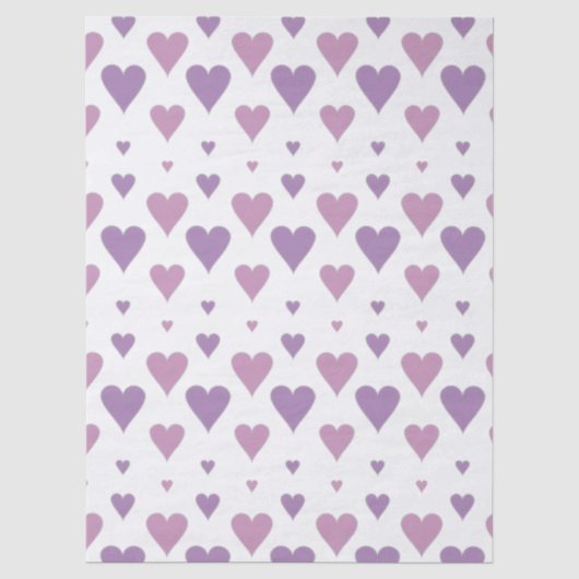 Pastel Hart Tissuepapier (Voorkant)