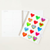 Pastel Harten 2026 Dagplanner Planner (Display)