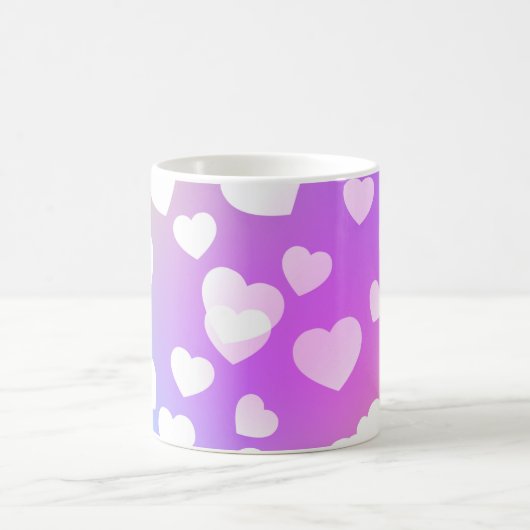 Pastel harten koffie en thee mok (Center)