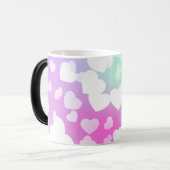 Pastel harten koffie en thee mok (Voorkant links)