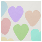 Pastel harten ontwerp stof (Swatch)