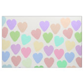 Pastel harten ontwerp stof (Fat Quarter)